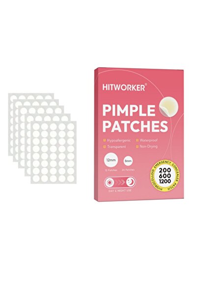 Choice 200pcs 1200/600/200 tea tree oil acne patches are mild and non irritat...