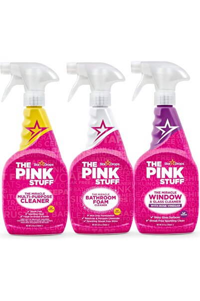 Stardrops بخاخ ذا بينك ستاف متعدد الاستخدامات، بخاخ منظف للنوافذ.