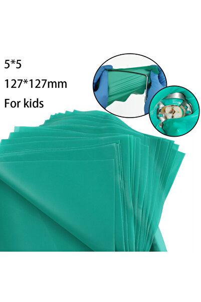 Choice علبة واحدة من أغطية الأسنان الواقية، مقاس 6×6، مصنوعة من اللاتكس الطبي...