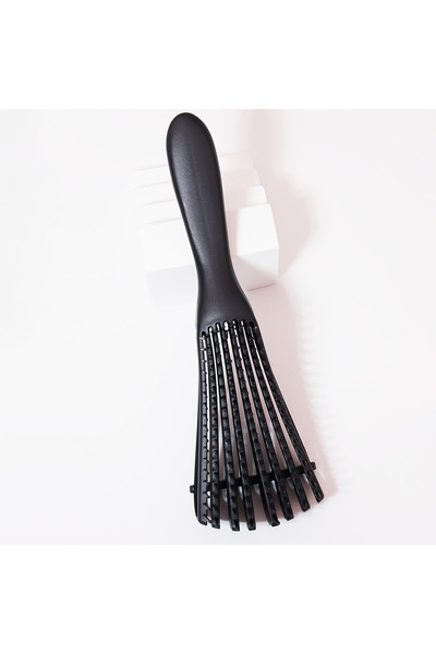 Choice فرشاة تقشير الشعر من بلاك-بازس، مناسبة للشعر المجعد والخشن، ذات أسنان ...