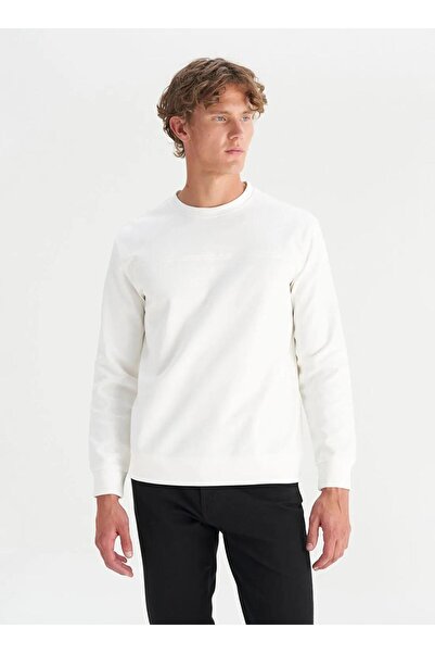 WRANGLER Pamuklu Regular Fit Normal Kesim Bisiklet Yaka Sweatshirt