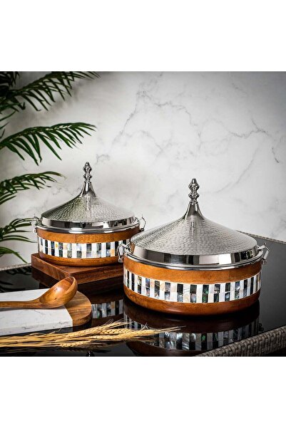 Generic سخان طعام صغير من لا ميسا مطلي بالنيكل