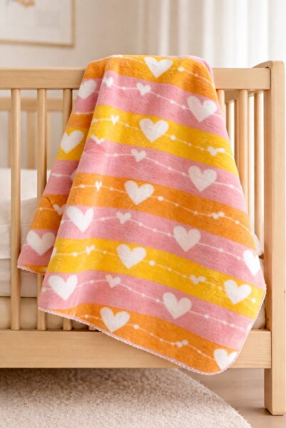 Cloudy Shepherd's Stitched Fleece Thick Winter Cotton Blanket 120X95 cm