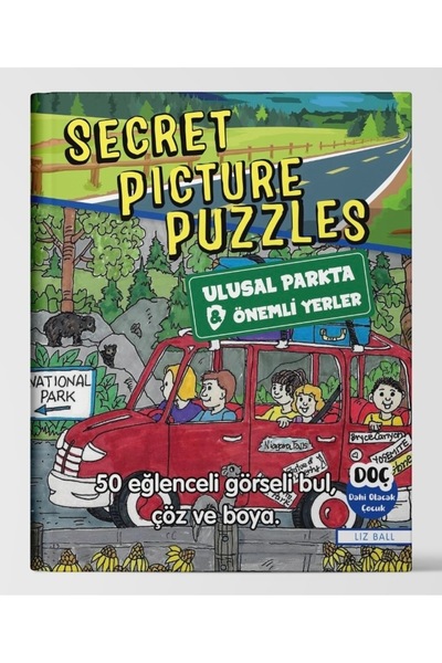 Dahi Olacak Çocuk Yayınları Secret Picture Puzzles - National Park & Importan...