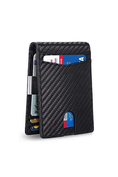 Busy Lady&Gentleman Men's leather wallet, slim, with card scanning protection...