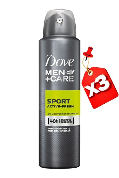 Dove DEO 250ML ÎNGRIJIRE MEN SPORT ACTIVE FRESH X3