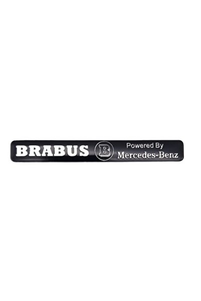 MERCEDES Emblemă Brabus pentru Mercedes, 10x1.5cm, neagră