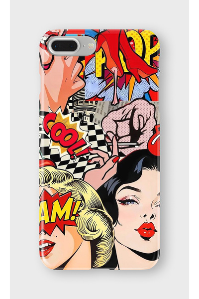 lelia حافظة هاتف شفافة مطبوعة متوافقة مع آيفون 8 بلس |   مجموعة كروماتيكا أورا