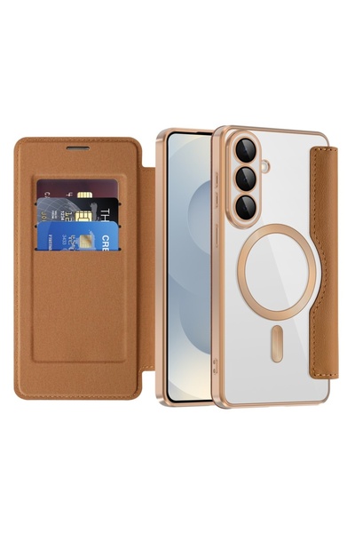 SKYDDAR INNOVATION Case for Samsung Galaxy S26, SmartMag Book, Magsafe, RFiD,...