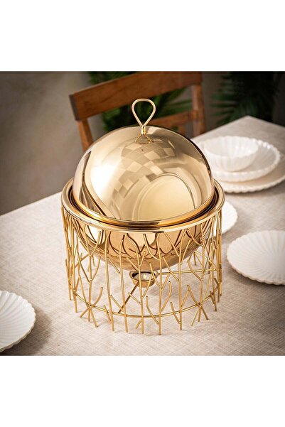 Generic لا ميسا - وعاء تدفئة طعام من الفولاذ المقاوم للصدأ - 29*29*26 سم