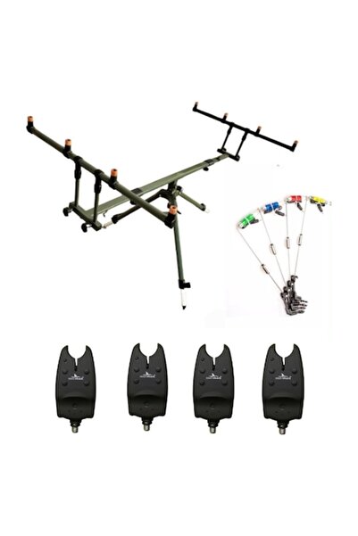 eastshark Rod Pod (Tri Pod), 4 Posturi, rotație 360 ​​de grade, 4 senzori, 4 ...