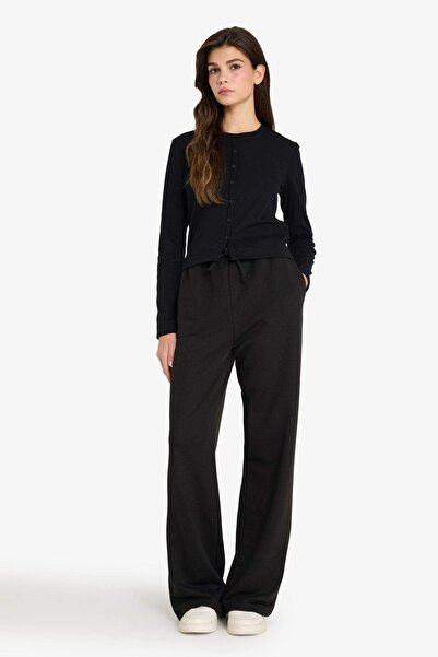 DeFacto Women's Sweatpants D6667Ax/Bk81 Black