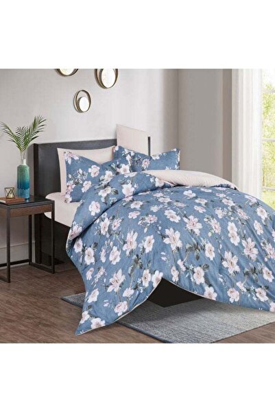 Generic Cottage 6Pcs Comforter Set King Size - Microfiber - Rose