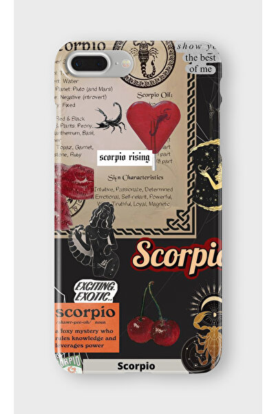 lelia حافظة هاتف شفافة مطبوعة متوافقة مع آيفون 7 بلس |   مجموعة: زودياك ميوس ...