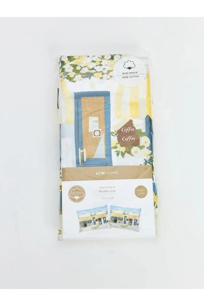 LC Waikiki Mixed Printed Cotton Pillowcases 2-Pack 50X70 cm (S6)