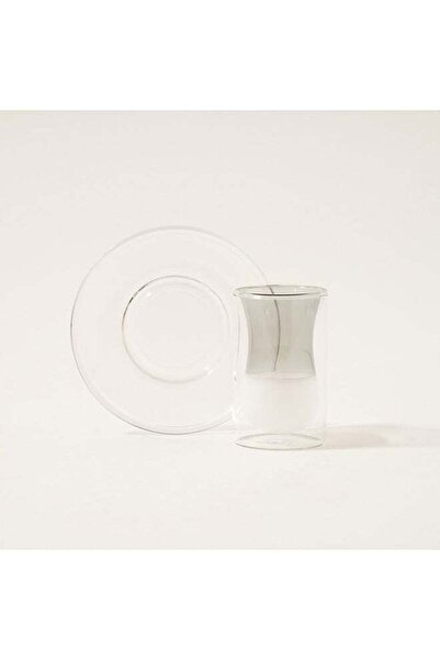 Generic Dallaty 12 Pcs Tea Set Grey + White