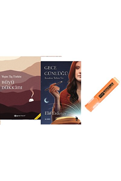 Epsilon Yayınevi Büyü Dükkanı + Gece Günlüğü / 2 Kitap Set (KALEM HDY)