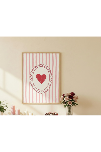 huhuli Wooden Framed Valentine's Day Collectible Painting Huhu703