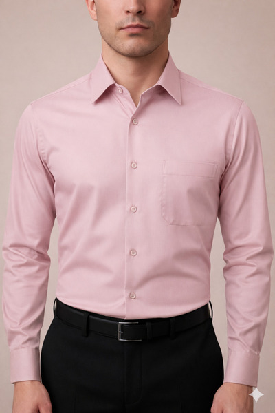 cathe cat Classic Cut Regular Fit Single Pocket Basic Easy Ironing Anti-Sweat...