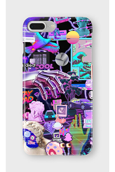 lelia حافظة هاتف شفافة مطبوعة متوافقة مع iPhone 6/6S Plus |   المجموعة: نيون ...