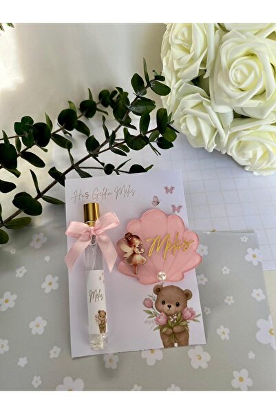 JUST DREAM Hoş Geldin Bebek, Doğum Günü Hediyeliği (Tasarım Kart, Sprey Kolon...