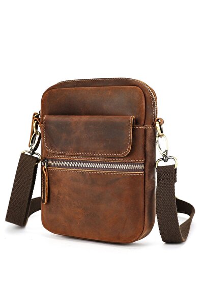 Busy Lady&Gentleman Bill men's bag made of Crazy Horse genuine leather – slim...