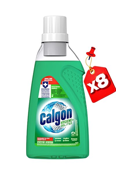 Calgon Gel detartrant 4 în 1 pentru mașina de spălat, 750 ml, verde x8