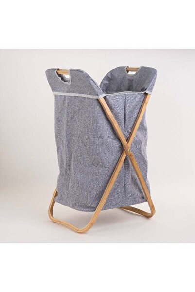 Generic Laundry Bamboo X Frame Hamper