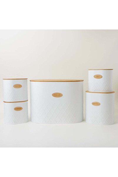 Generic Alberto 5pcs iron storage set white