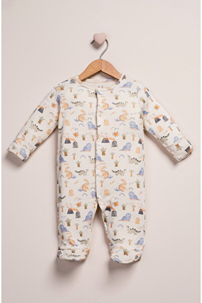 Baby Fou Baby Jumpsuit with Built-In Gloves