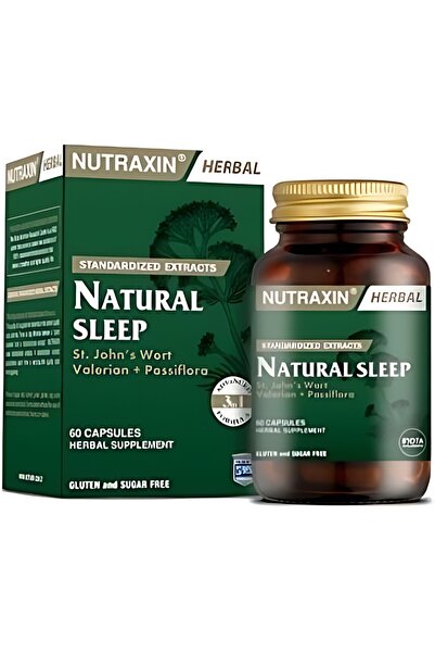 Nutraxi Na-tural Sleep (Sarı Kantaron&Valerian&Passiflolra) 60 Kapsül