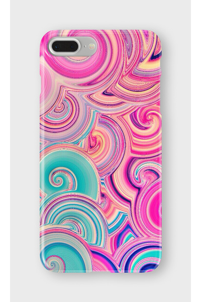 lelia حافظة هاتف شفافة مطبوعة متوافقة مع iPhone 6/6S Plus |   مجموعة كولور وي...