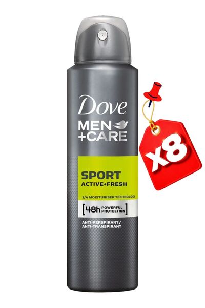 Dove DEO 250ML ÎNGRIJIRE MEN SPORT ACTIVE FRESH X8