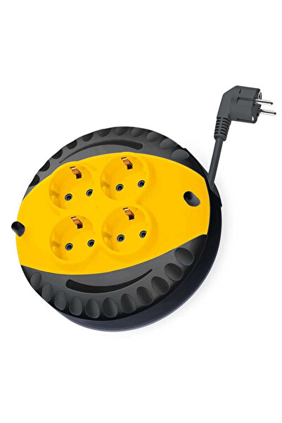 SGS SGS2188 - 5 Metre Makaralı Uzatma Kablo 4 Lü Priz