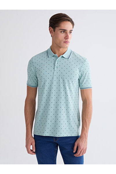 LC Waikiki Tricou polo bărbătesc imprimat, croială normală