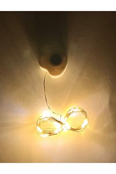 mykhediyevesanatatölyesi 1 Metre Peri Led Mini Güç Kutulu Dekoratif led Pille...