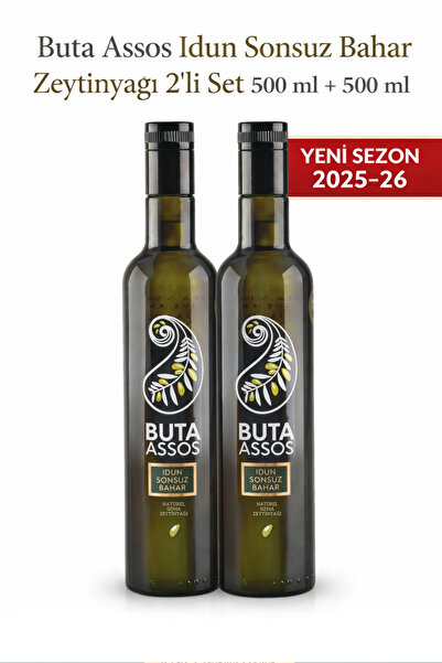 Butaassos Idun Sonsuz Bahar 2'li Zeytinyağı Seti 500 ml + 500 ml Yeni Sezon 2...