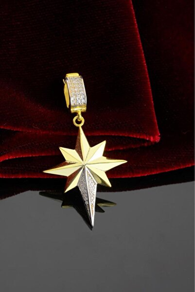 Innuendo Jewelry 925 Ayar Gümüş Taşlı Yıldız Ajda Bilezik Charm