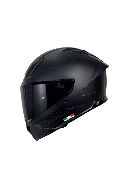 Sway SW 868 Full Face Matt Black Motosiklet Kaskı