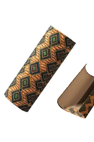 OEM Eyeglass case, rigid, 15.5x6x3.4cm, magnetic closure, geometric pattern, ...