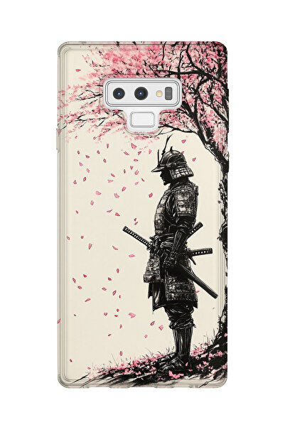 lelia حافظة هاتف شفافة مطبوعة متوافقة مع هاتف سامسونج جالاكسي نوت 9 |   المجم...