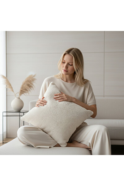 Framgan Micro Textured Decorative Throw Pillow – Soft Textured Stylish Design