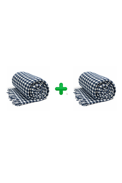 MUK's 2-Piece Cotton Double Scottish Tv Blanket 180 X 220 cm