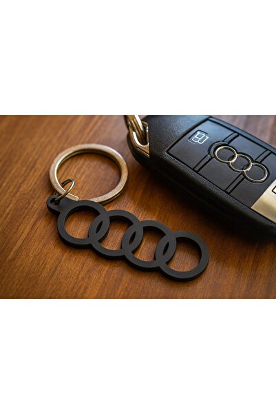 Cypnova Audi Logo Anahtarlık Audi Logo 4 Halka Anahtarlık