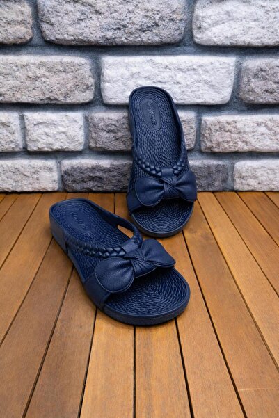 KAŞGAR Anatomical Non-Slip Sole Women's Bowknot Beach Balcony Garden Terrace ...