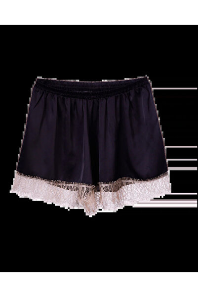 Noblesse Oblige Black Luna silk shorts, M,
