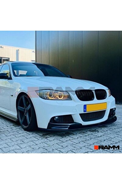 RAMM BMW E90 LCI M-Tech Ön Tampon Lipi + Flap Seti - Piano Black