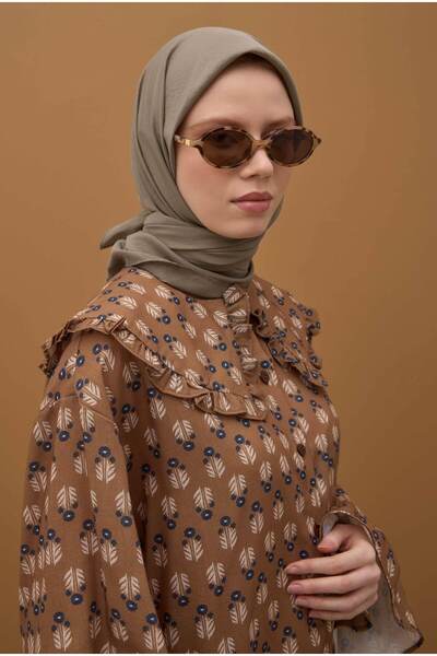 HEQA Soft Kraş Scarf Dusty Mink