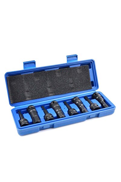 GEKO SET BITI IMBUS HEXAGONAL DE IMPACT 1/2'' H5-H19 8 PIESE