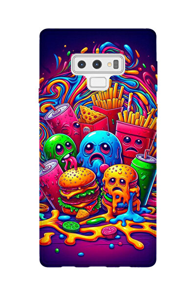 lelia حافظة هاتف شفافة مطبوعة متوافقة مع هاتف سامسونج جالاكسي نوت 9 |   مجموع...